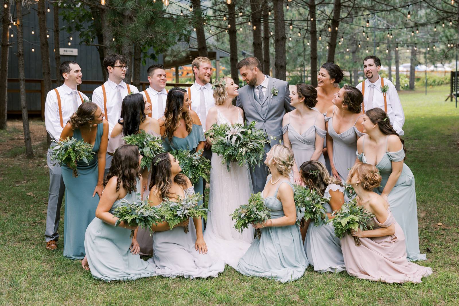 Whimsical Boho Wedding Party
