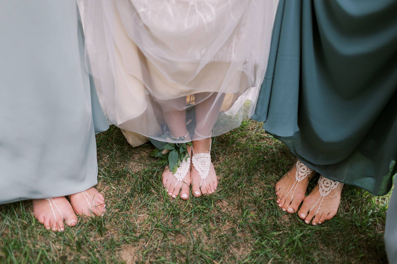 Whimsical Boho Crocheted Foot Accessory