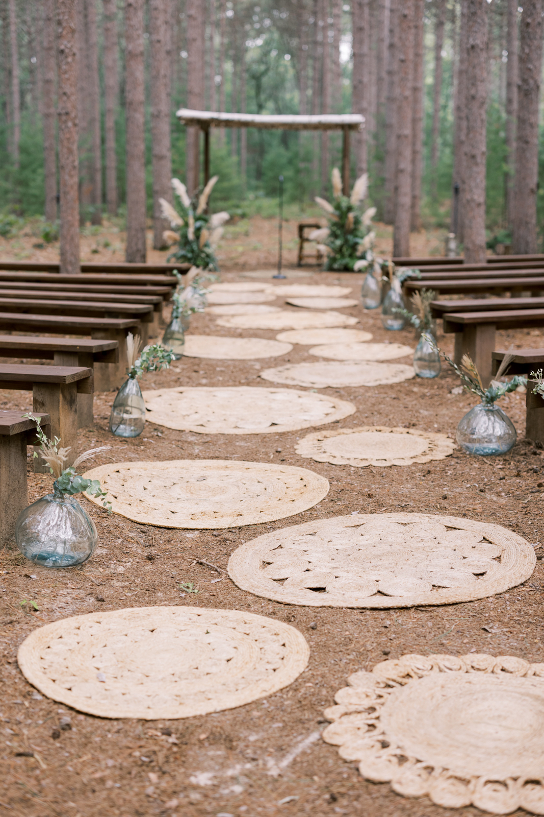 Whimsical Boho Aisle Runner