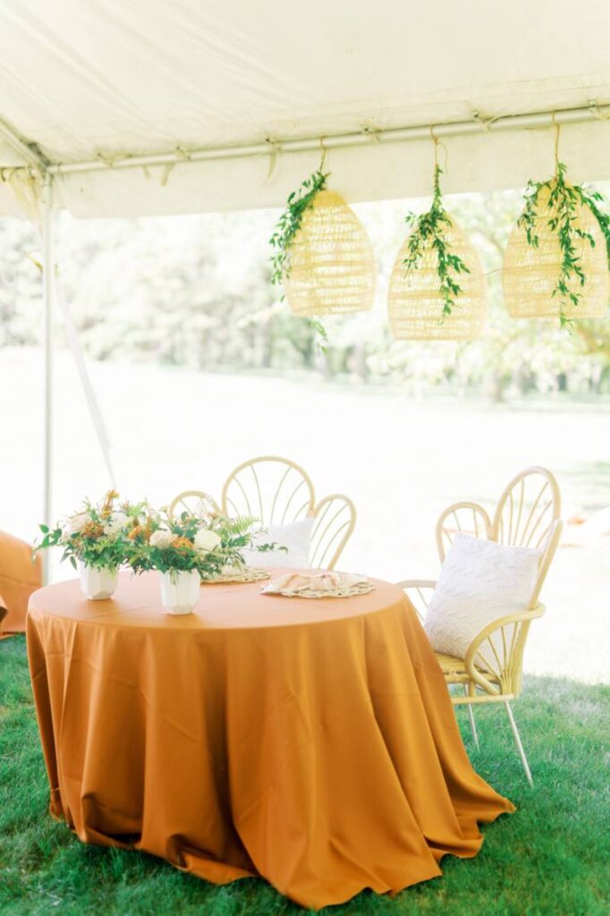 A TERRACOTTA-TONED BOHO SUMMER PICNIC WEDDING WITH LAKESIDE VIEWS | HILLARY + JAKE