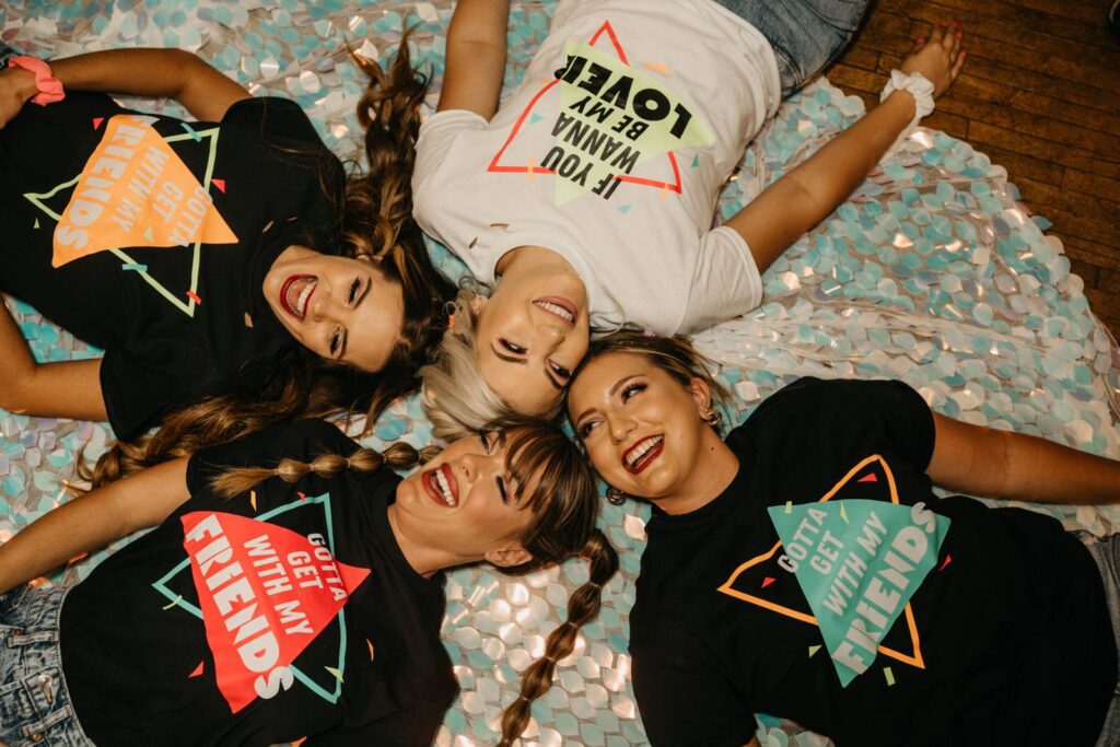 A NOSTALGIC '90S-THEMED BACHELORETTE PARTY DESIGN AT 4 SISTERS 4TH STREET BAR IN LA CROSSE, WISCONSI