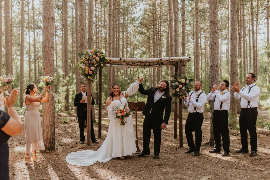 A WHIMSICAL WILDFLOWER WEDDING IN THE WISCONSIN WOODS | TAYLOR + ANDY