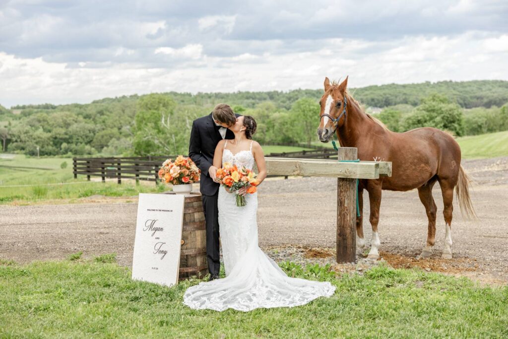 CHARMING COUNTRYSIDE WEDDING INSPIRATION WITH TUSCAN INFLUENCES AT CREEKSIDE RANCH IN TOMAH, WISCONSIN