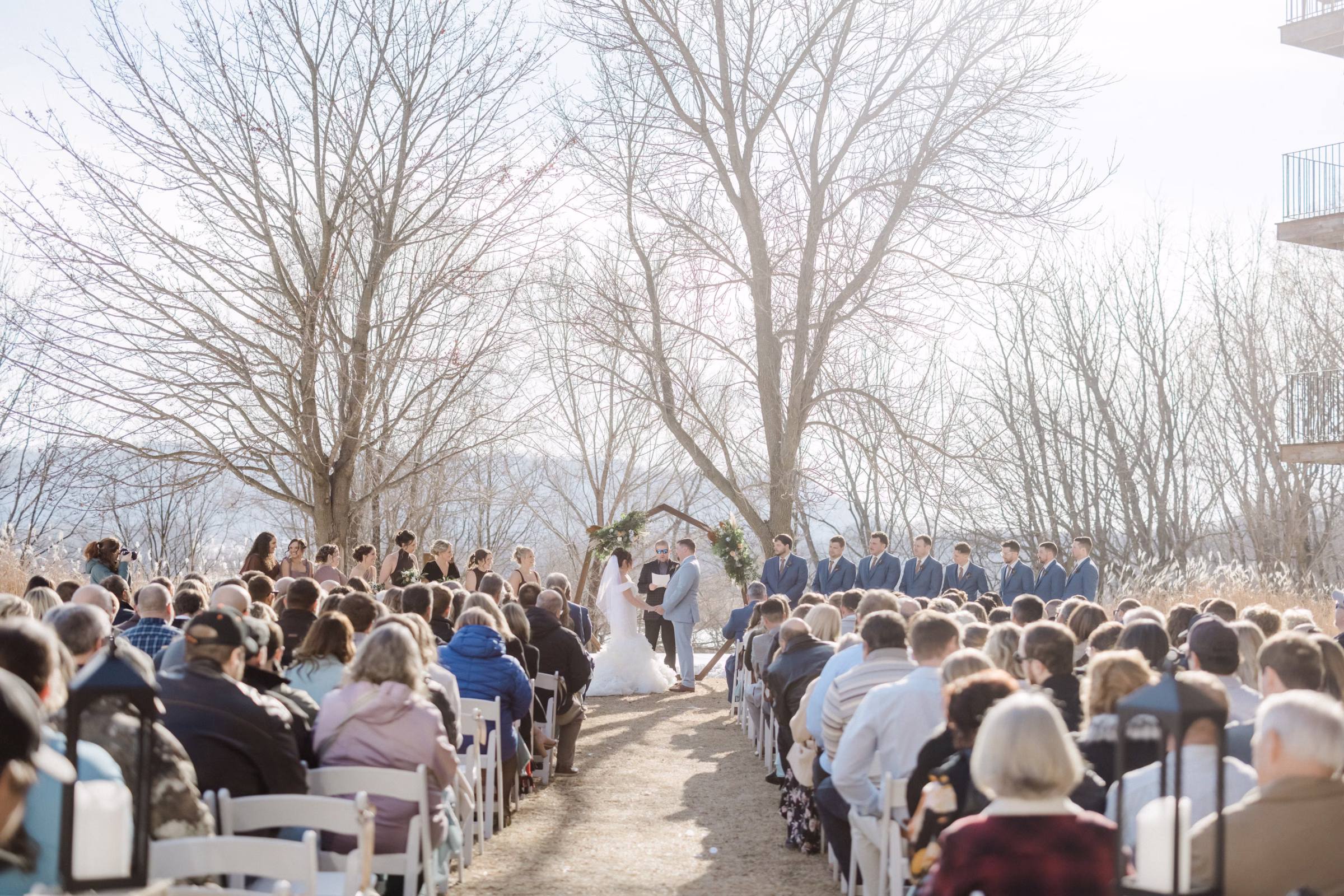 A February Fairytale: Logan & Matt’s Snowy Wisconsin Wedding at Stoney Creek