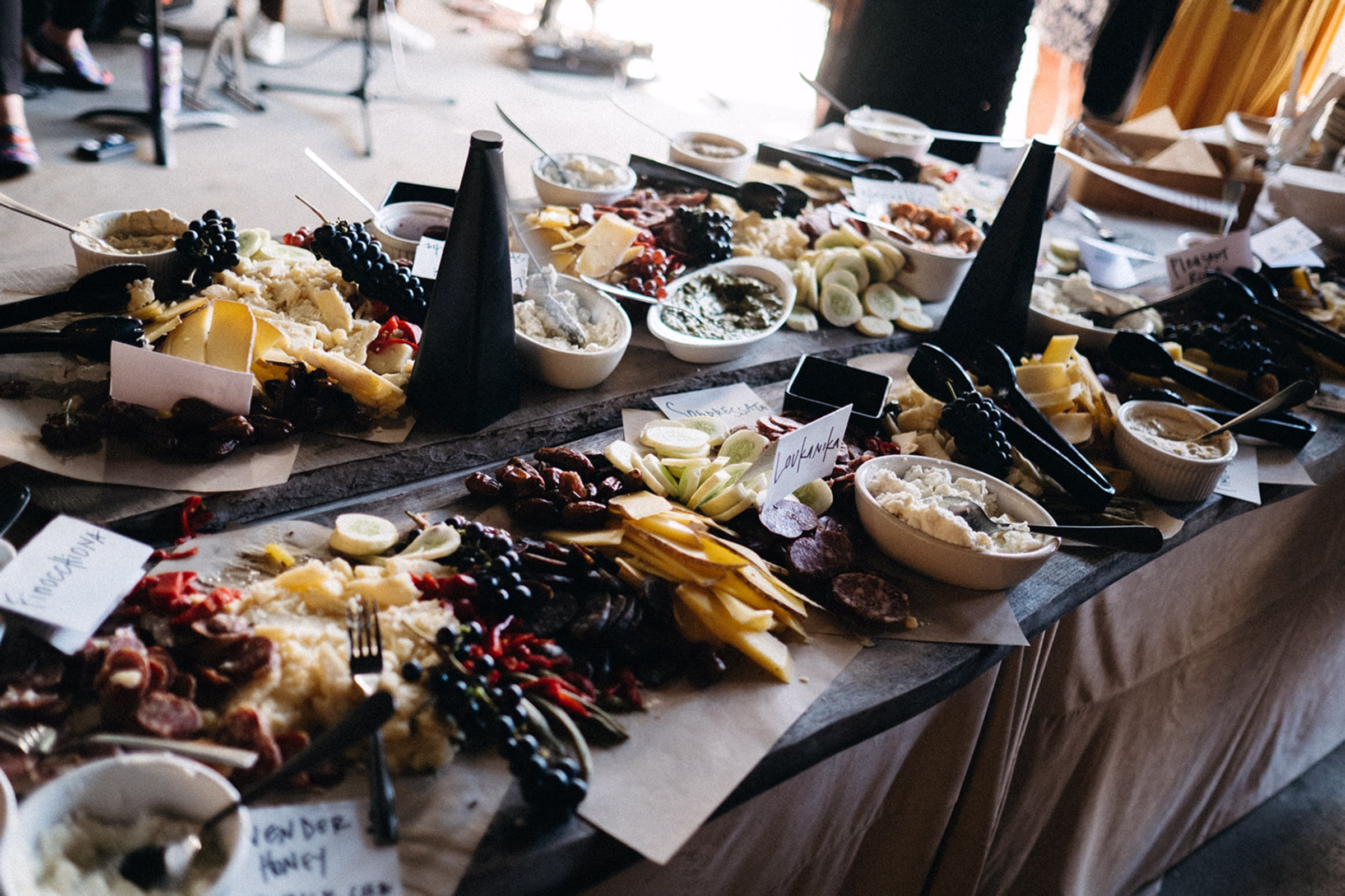 cheese and berry charcuterie spread