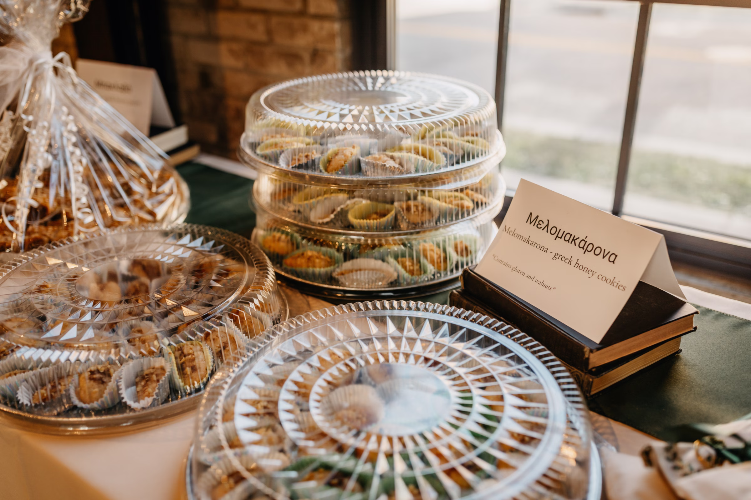 Green pastries from Papagalino’s Bakery