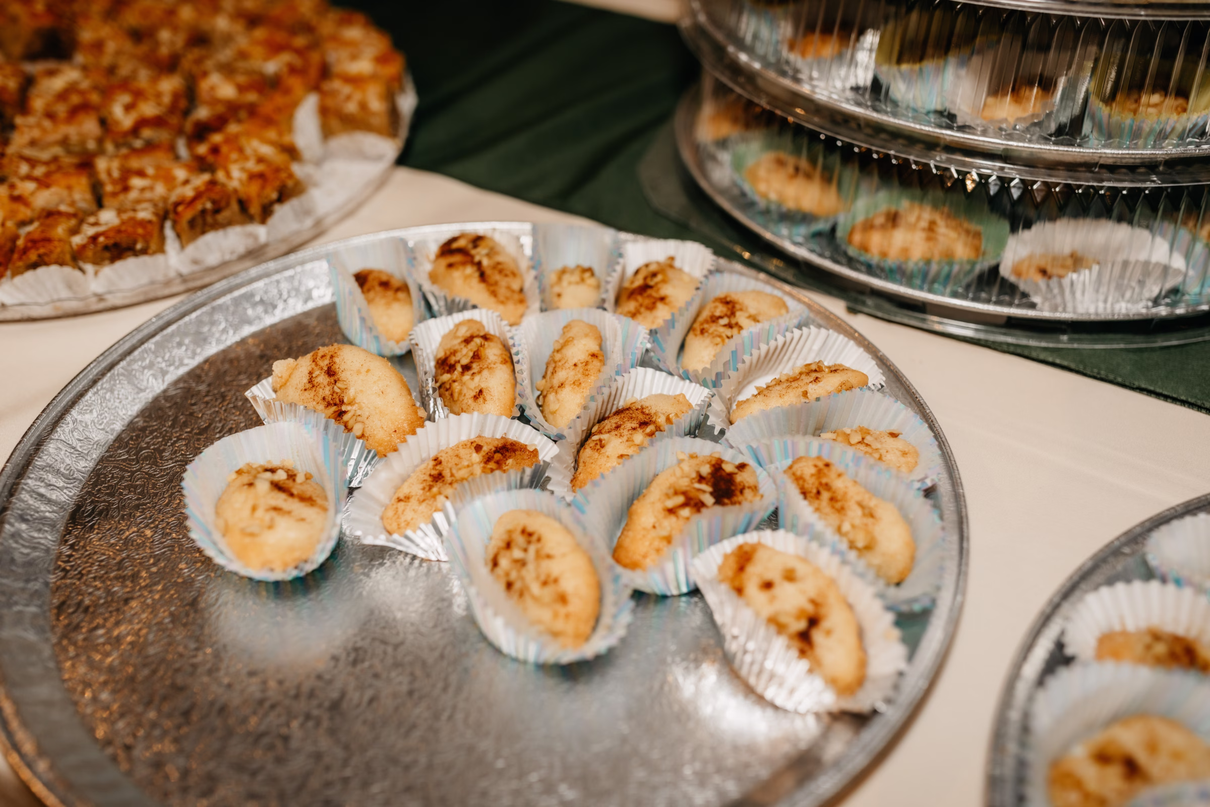 Green pastries from Papagalino’s Bakery