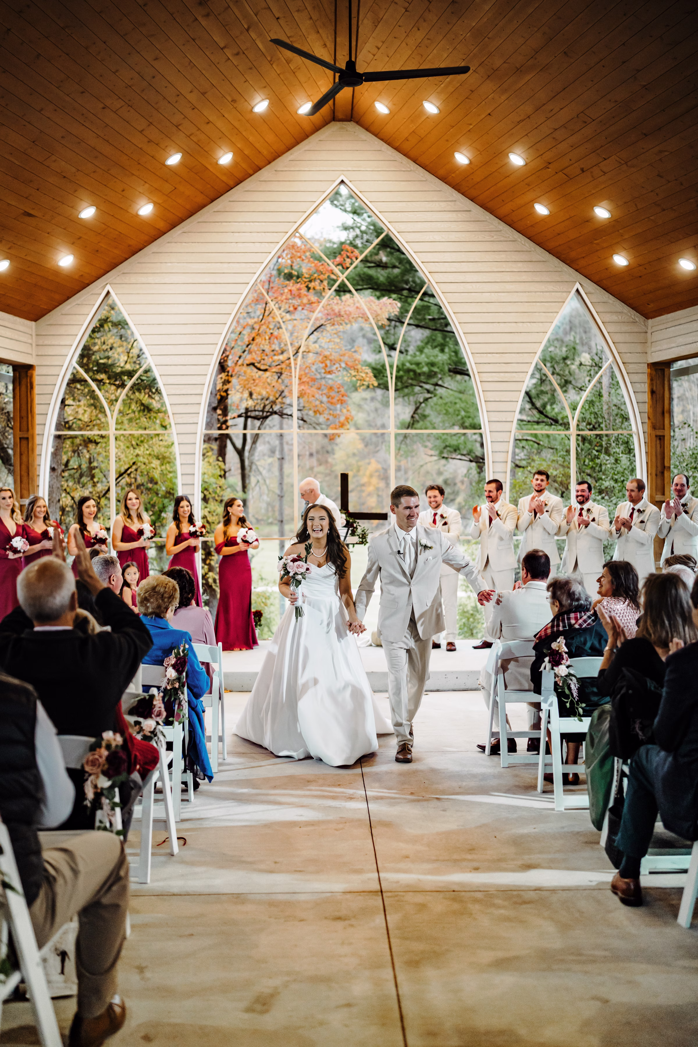 scenic fall wedding winnebago springs minnesota ceremony 1469 - An Elegant Fall Wedding at Winnebago Springs | Emma & Tyler scenic fall wedding winnebago springs minnesota ceremony 1469