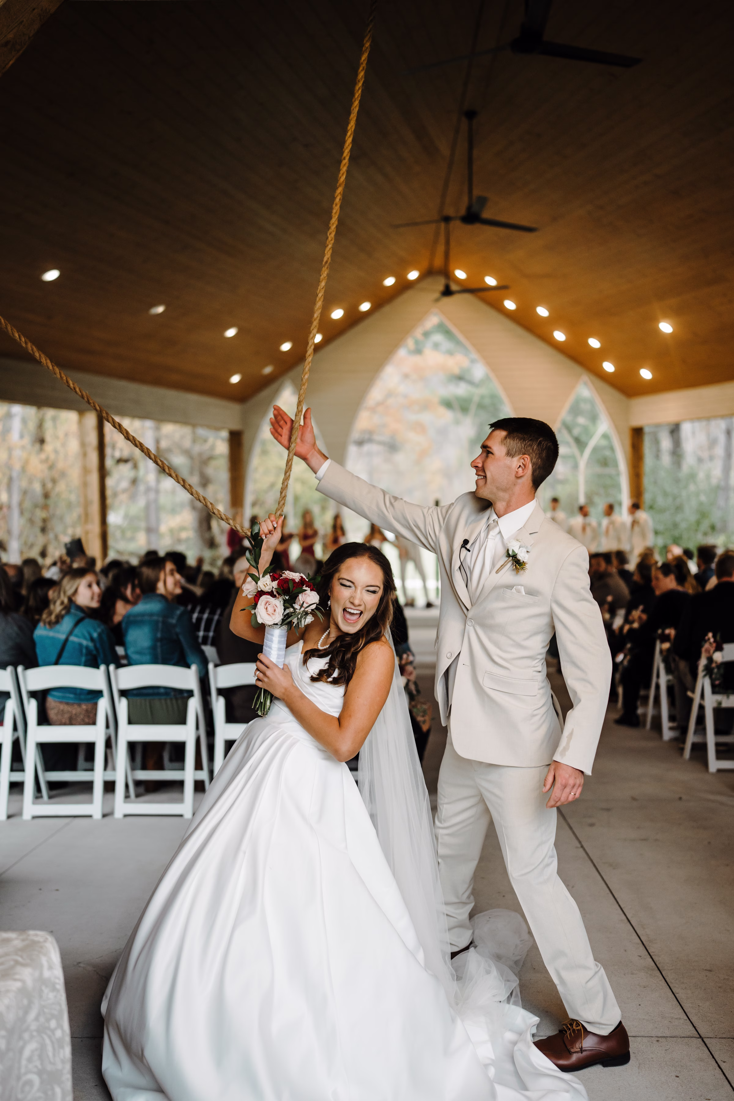 scenic fall wedding winnebago springs minnesota ceremony 1523 - An Elegant Fall Wedding at Winnebago Springs | Emma & Tyler scenic fall wedding winnebago springs minnesota ceremony 1523