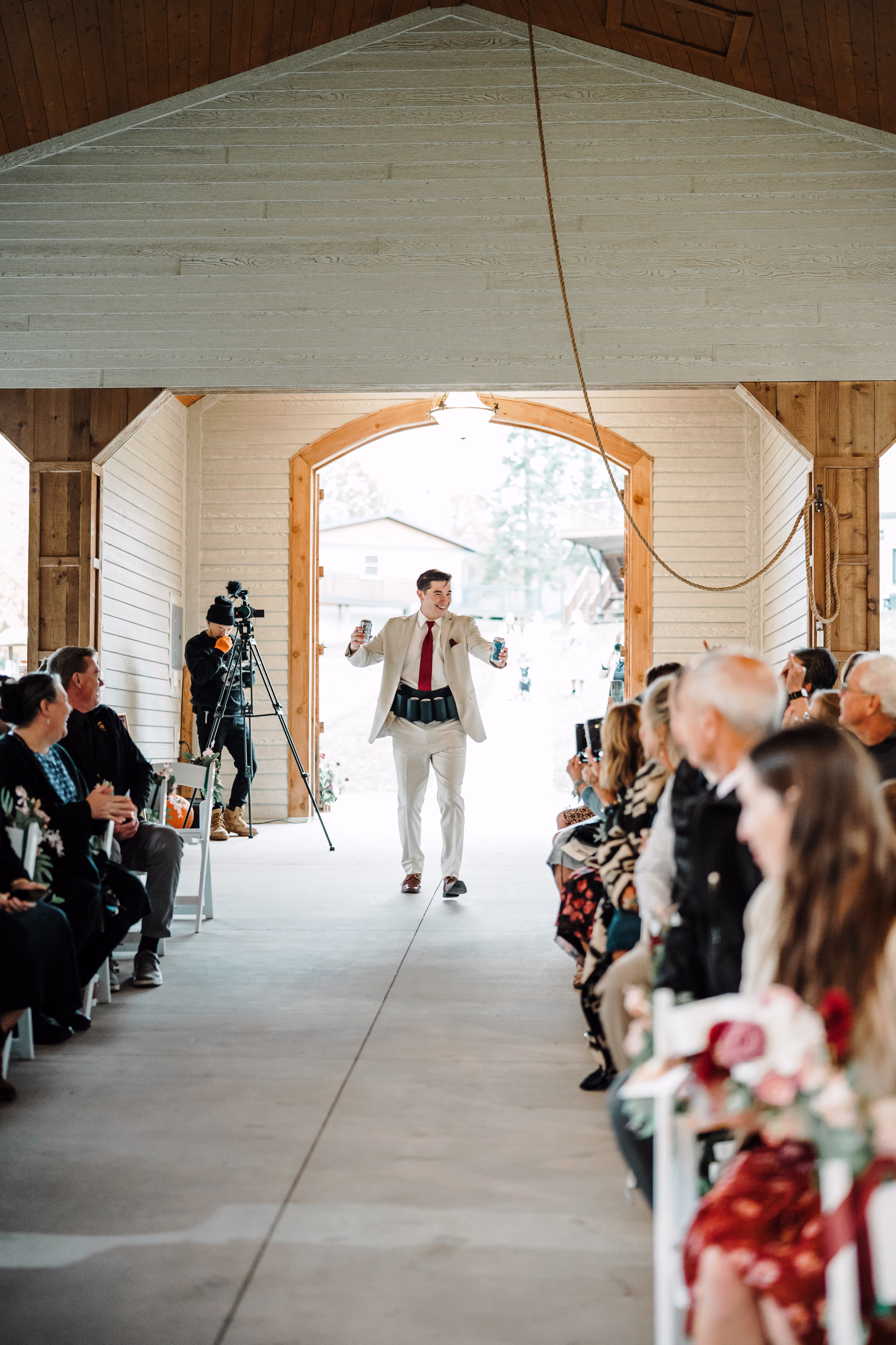 scenic fall wedding winnebago springs minnesota ceremony 2424 - An Elegant Fall Wedding at Winnebago Springs | Emma & Tyler scenic fall wedding winnebago springs minnesota ceremony 2424