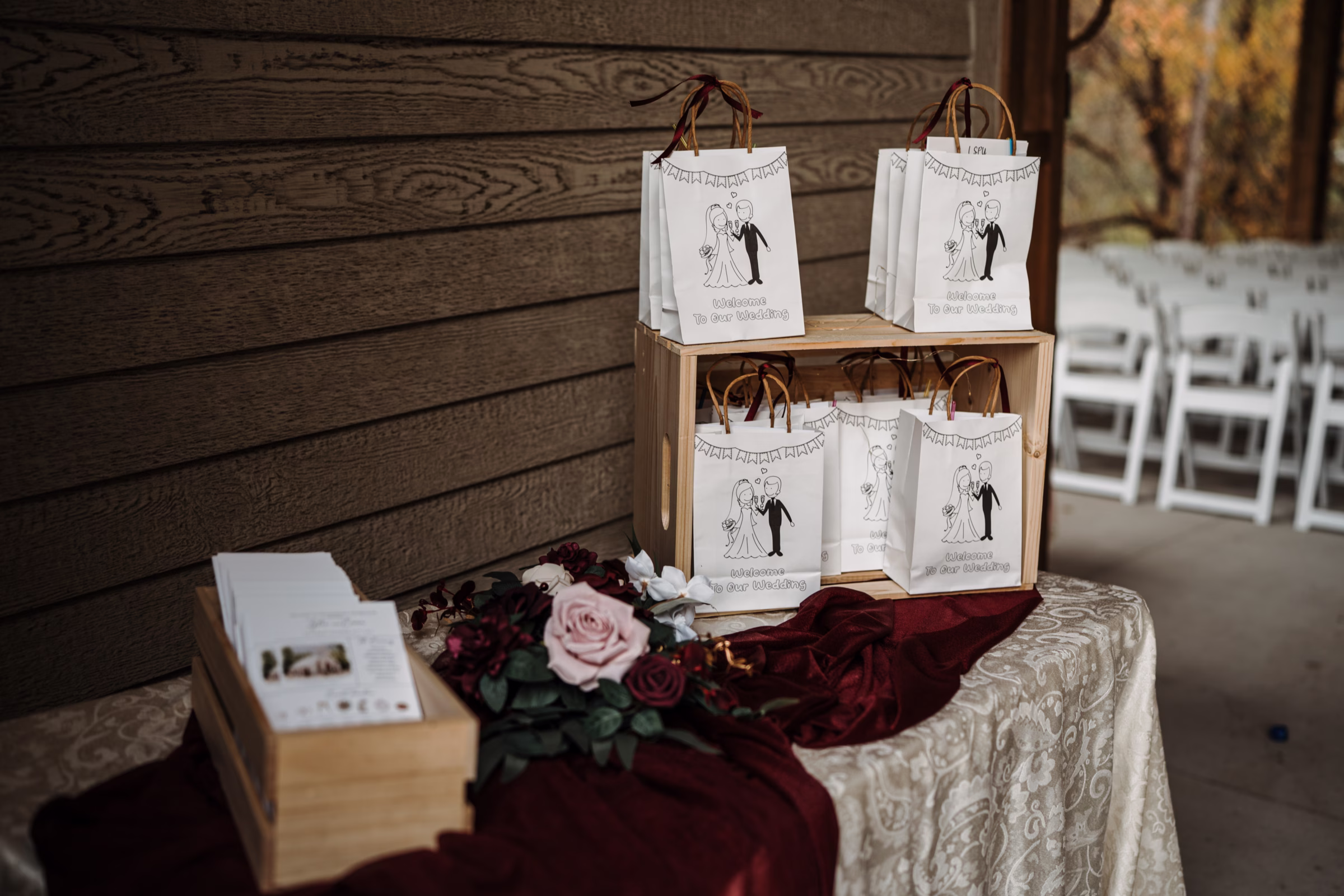 scenic fall wedding winnebago springs minnesota ceremony details 3811 - An Elegant Fall Wedding at Winnebago Springs | Emma & Tyler scenic fall wedding winnebago springs minnesota ceremony details 3811