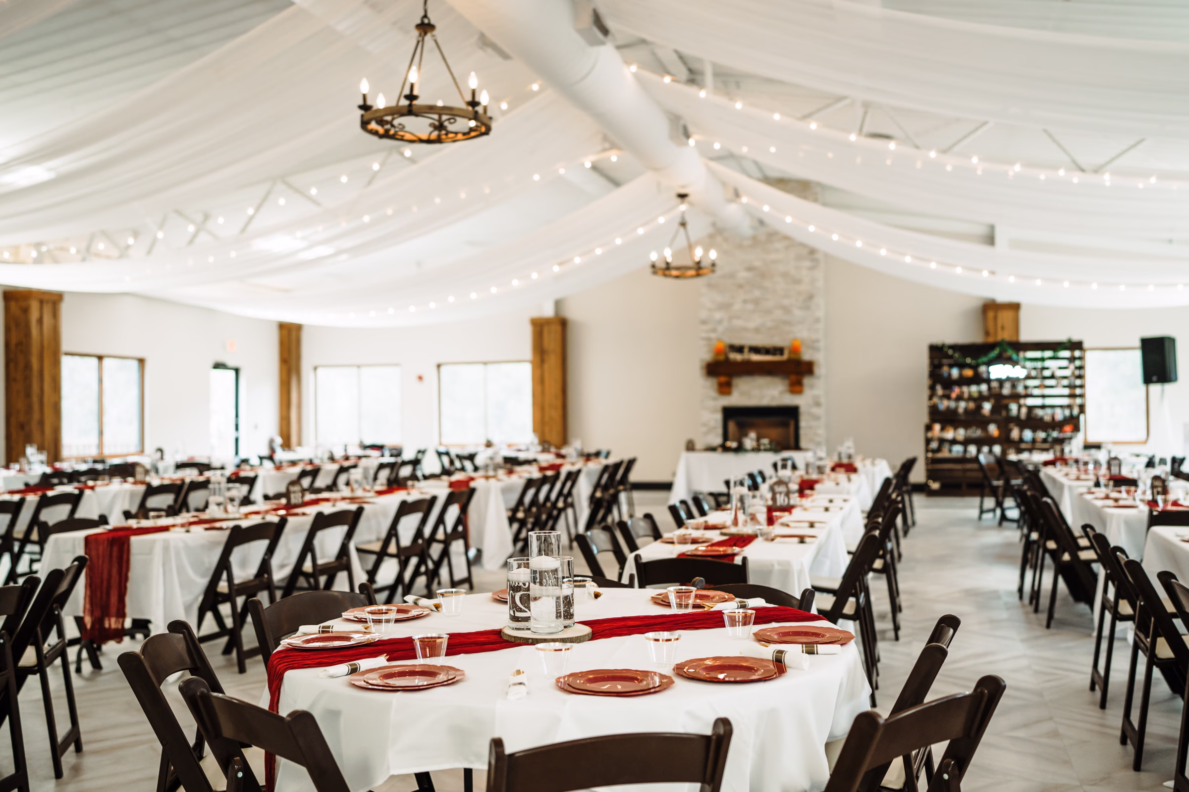 scenic fall wedding winnebago springs minnesota reception 4259 - An Elegant Fall Wedding at Winnebago Springs | Emma & Tyler scenic fall wedding winnebago springs minnesota reception 4259