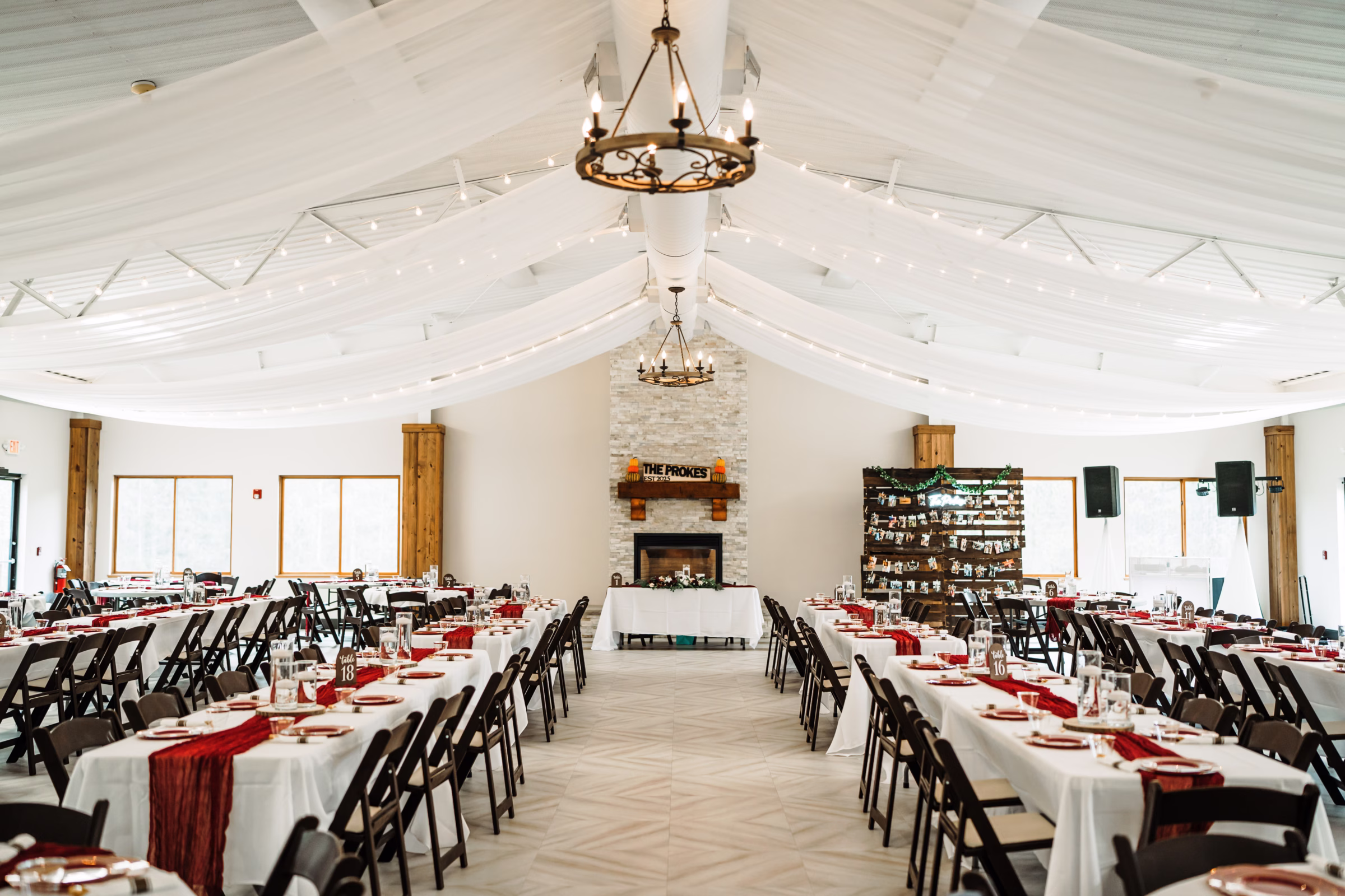 scenic fall wedding winnebago springs minnesota reception 4276 - An Elegant Fall Wedding at Winnebago Springs | Emma & Tyler scenic fall wedding winnebago springs minnesota reception 4276